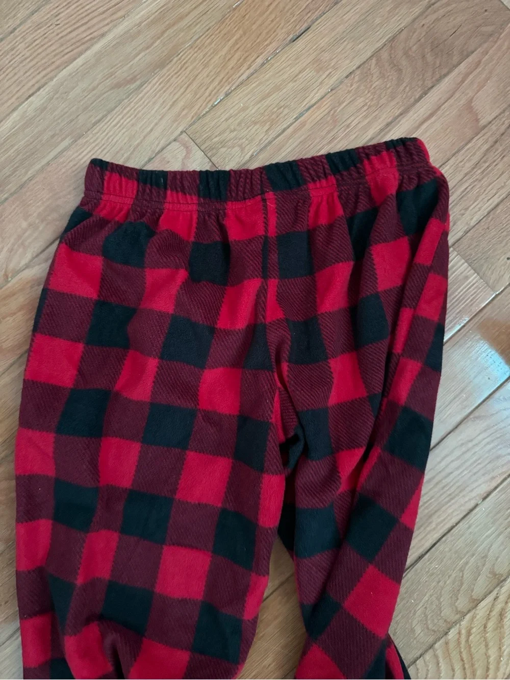 Target Red and Black Buffalo Plaid Kids Pajama Bottoms